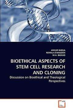 portada bioethical aspects of stem cell research and cloning (en Inglés)