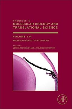 portada Molecular Biology of eye Disease (Progress in Molecular Biology and Translational Science) (en Inglés)