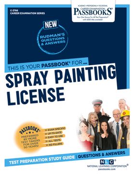 portada Spray Painting License (C-3766): Passbooks Study Guide Volume 3766 (en Inglés)