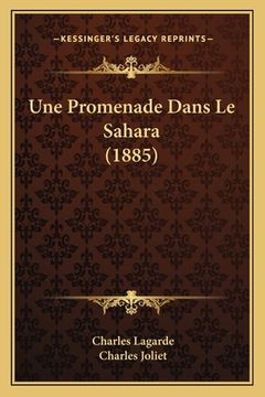 portada Une Promenade Dans Le Sahara (1885) (en Francés)