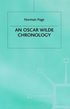 portada Oscar Wilde Chronology (Author Chronologies Series)