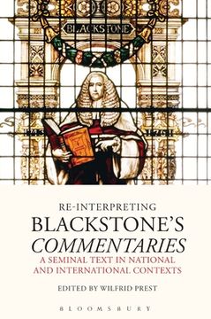 portada Re-Interpreting Blackstone's Commentaries, (en Inglés)