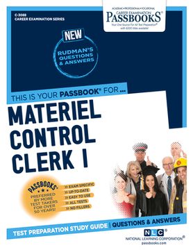 portada Materiel Control Clerk I (C-3088): Passbooks Study Guide Volume 3088 (en Inglés)