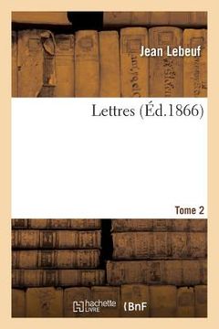 portada Lettres. Tome 2 (en Francés)