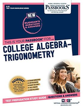 portada College Algebra-Trigonometry (in English)