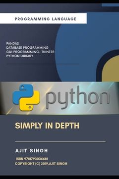 portada Python Simply In Depth (en Inglés)