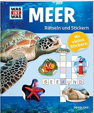 portada Rätseln und Stickern: Meer (Was ist was - Rätselhefte) (en Alemán)