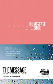portada Message Gift and Award Bible, Pink (in English)