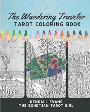 portada The Wandering Traveler Tarot Coloring Book (in English)