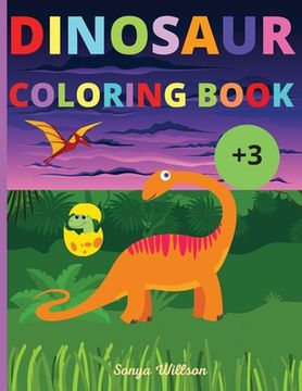 portada Dinosaur Coloring Book: My First Book of Coloring (en Inglés)