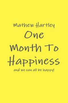 portada one month to happiness (en Inglés)