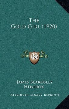 portada the gold girl (1920) (en Inglés)
