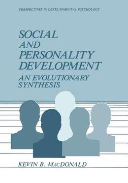 portada Social and Personality Development: An Evolutionary Synthesis (en Inglés)