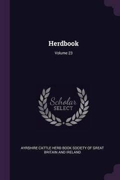 portada Herdbook; Volume 23 (en Inglés)