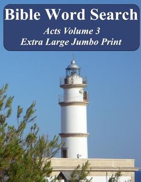 portada Bible Word Search Acts Volume 3: King James Version Extra Large Jumbo Print (in English)