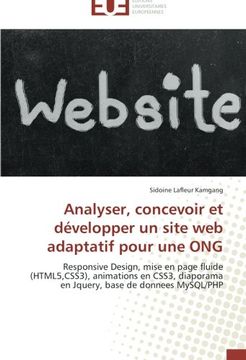 portada Analyser, concevoir et développer un site web adaptatif pour une ONG