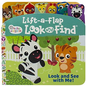 portada Baby Einstein - Look and see With me! Lift-A-Flap Look and Find Board Book - pi Kids (en Inglés)