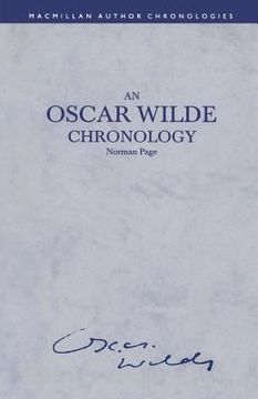 portada An Oscar Wilde Chronology (en Inglés)
