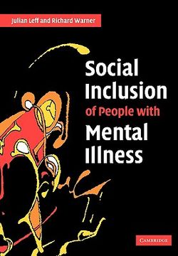 portada Social Inclusion of People With Mental Illness (en Inglés)