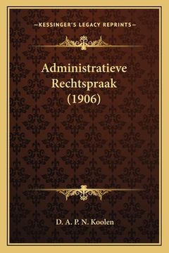 portada Administratieve Rechtspraak (1906)
