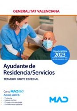 portada Ayudante de Residencia/Servicios. Temario Parte Especial (in Spanish)
