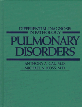 portada Differential Diagnosis in Pathology: Pulmonary Disorders (en Inglés)