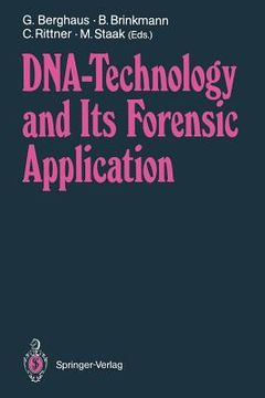 portada dna technology and its forensic application (in English)