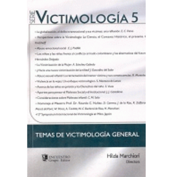 portada Victimología 5 Temas de victimología general (in Spanish)