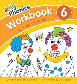 portada Jolly Phonics Workbook 6: In Precursive Letters (British English Edition) (in English)