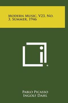 portada Modern Music, V23, No. 3, Summer, 1946 (in English)