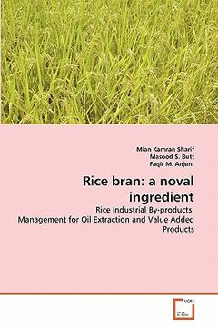 portada rice bran: a noval ingredient (en Inglés)