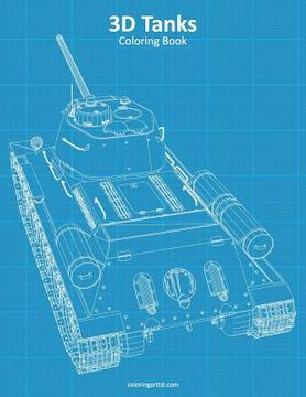 portada 3D Tanks Coloring Book (en Inglés)