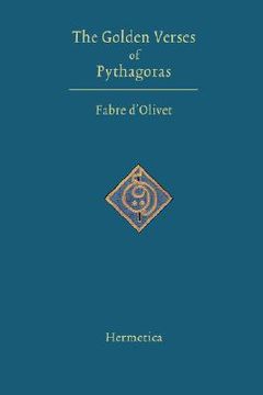 portada the golden verses of pythagoras (en Inglés)