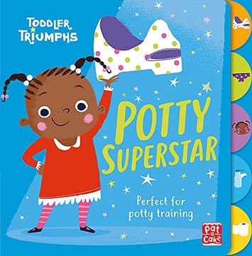 portada Potty Superstar: A Potty Training Book for Girls (Toddler Triumphs) (en Inglés)
