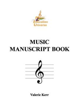 portada music manuscript book (in English)
