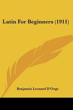 portada latin for beginners (1911) (en Inglés)