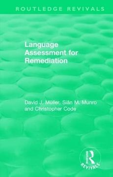 portada Language Assessment for Remediation (1981) (Routledge Revivals) (in English)