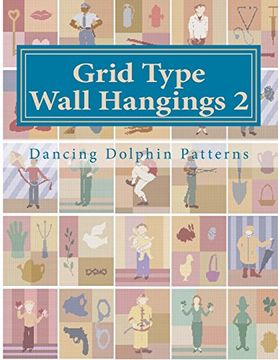portada Grid Type Wall Hangings 2: In Plastic Canvas (Grid Type Wall Hangings in Plastic Canvas) (Volume 2) (en Inglés)
