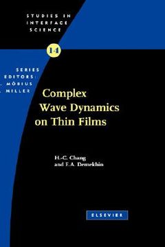 portada complex wave dynamics on thin films (en Inglés)