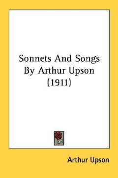 portada sonnets and songs by arthur upson (1911) (in English)