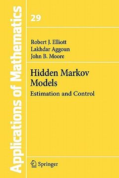 portada hidden markov models: estimation and control (en Inglés)