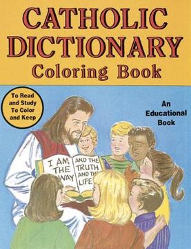 portada catholic dictionary coloring book (en Inglés)