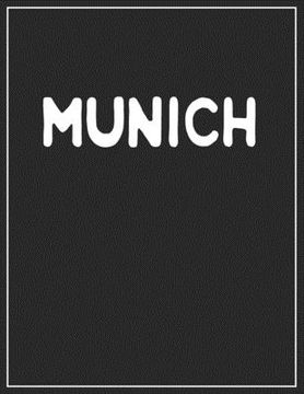 portada Munich: Black and white Decorative Book - Perfect for Coffee Tables, End Tables, Bookshelves, Interior Design & Home Staging A (in English)