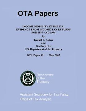 portada Income Mobility in the U.S.: Evidence from income Tax Returns for 1987 and 1996 (en Inglés)