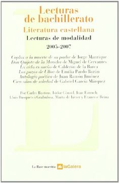 portada lecturas de bachillerato. literatura castellana.