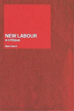 portada new labour: a critique (in English)