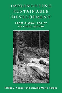 portada implementing sustainable development: from global policy to local action