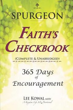 portada Spurgeon - FAITH'S CHECKBOOK (Complete & Unabridged): 365 Days of Encouragement (in English)