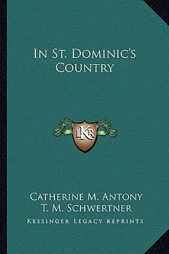 portada in st. dominic's country (en Inglés)