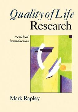 portada quality of life research: a critical introduction (en Inglés)